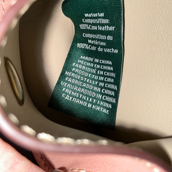 LAUREN By Ralph Lauren Pink Leather Card / Coin Purse - Picture 6 of 13